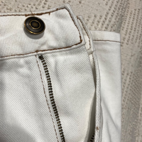 NWT Monomin Serra Denim Skirt in White 100% Cotton Size Small - Picture 6 of 12